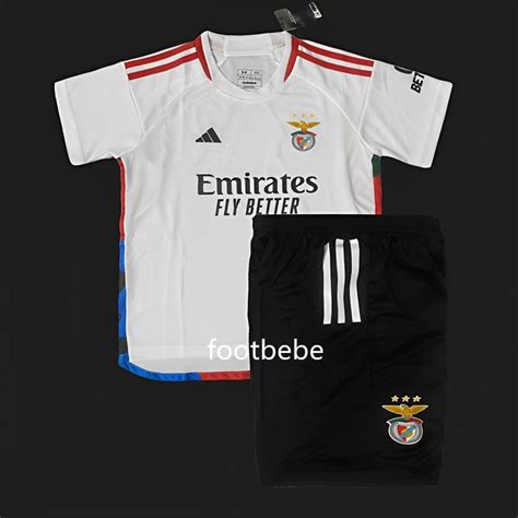 Maillot Benfica Enfant 2023 2024 Third Blanc Footbebe