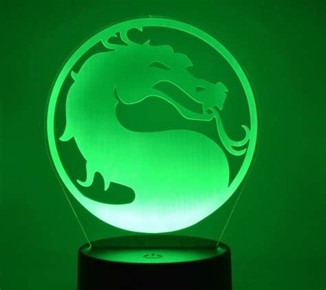 Mortal Kombat Light | Acrylic LED Light | Desk Lamp | Gaming Gift ...