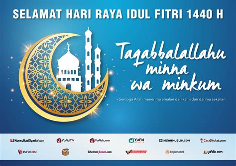 Yufid Network Mengucapkan Taqabbalallahu Minna Wa Minkum Selamat Idul