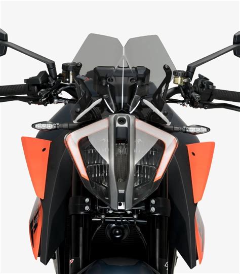 Ktm Superduke R R Evo Puig Naked Sport Smoked Windshield H