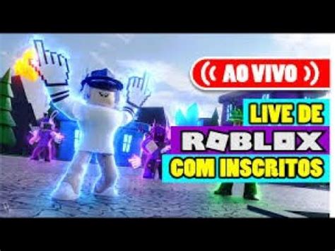 JOGANDO ROBLOX AO VIVO CHEGA MAIS TROPA YouTube