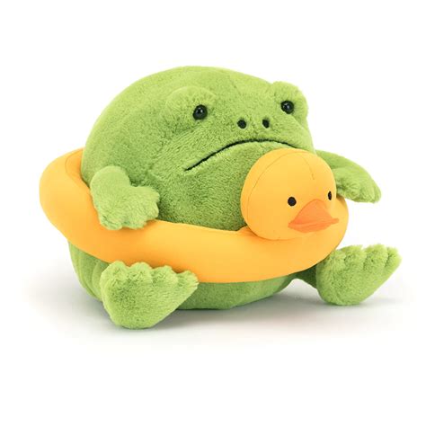 Jellycat Ricky Rain Frog Rubber Ring Peccadillos