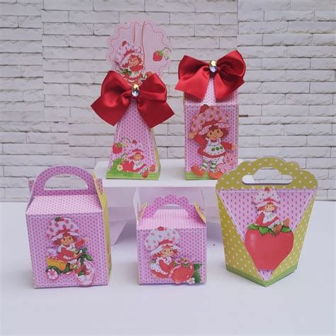Lembrancinha De Aniversario Moranguinho - Kit de Festa Personalizado Moranguinho Vintage | Aniversário ...