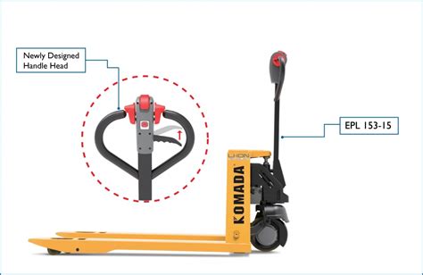 Komada Fully Auto Hand Pallet Truck Material Handling Equipment Ttf