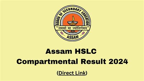 Assam Hslc Compartmental Result Link Out Resultsassam Nic In