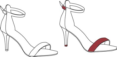 High Heels Shoes Vector Icon Filled Flat Sign For Mobile Concept And