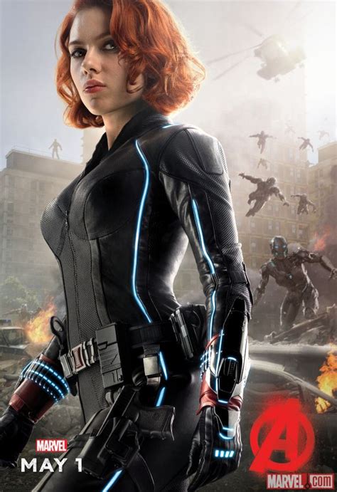 Avengers 2 Black Widow, Fury & Thor character posters - SciFiNow