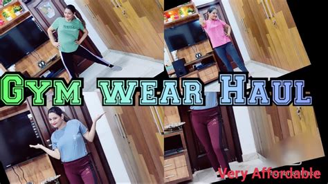 Gym Wear Haul Workout Wear Active Wear Under 400 Ajio Gym Haul Teamspirit Performax