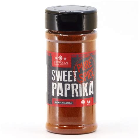 The Spice Lab Sweet Paprika Powder High Color ASTA 120 4 1 Oz