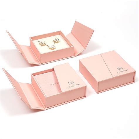 New Style Custom Two Open Door Luxury Jewelry Set Packaging Box With