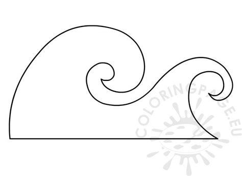 Wave Template Printable