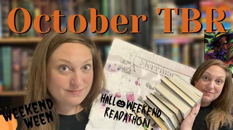 October Tbr Blackoweenathon Halloweekend Readathon Weekendween