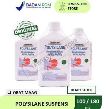 Jual Polysilane Sirup Suspensi Botol 100 Dan 180 Ml Obat Maag