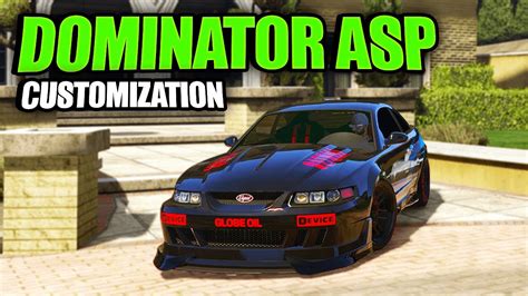 Vapid Dominator ASP Customization Review GTA Online YouTube