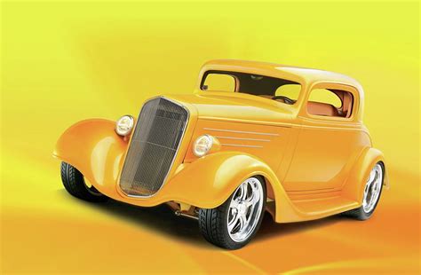 1935 Chevy Coupe Bowtie Yellow Classic Gm Hd Wallpaper Pxfuel