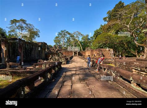 Ancient Of Prasat Preah Khan Temple At Angkor Wat Complex Angkor Wat