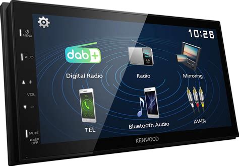 Kenwood DMX125DAB 17,3 cm WVGA Digital Media Receiver mit DAB+ ...