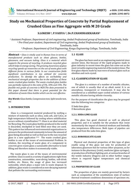 Study On Mechanical Properties Of Concrete By Partial Replacement Of