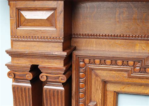 Victorian Style Antique Oak Mantel For Sale At 1stdibs Oak Mantel For Sale