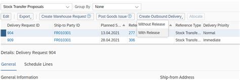 Outbound Delivery Request Create Outbound Delivery Sap Community