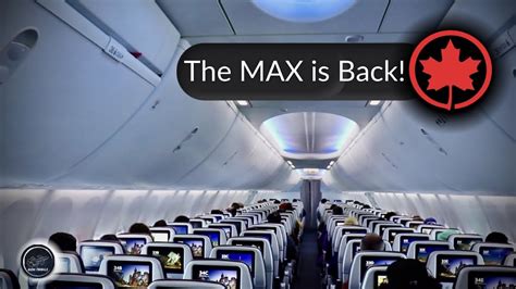 Air Canada 737 Max 8 Business Class Seats