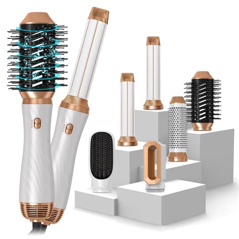 Ukliss 6 In 1 Air Styler Hair Dryer Brush Set Hair Dryer With Brush Hot Air Brush Hair Dryer