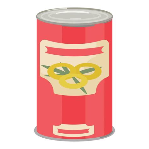 Fruit Tin Can Icon Cartoon Vector Food Jar Soup 36479426 Vector Art At