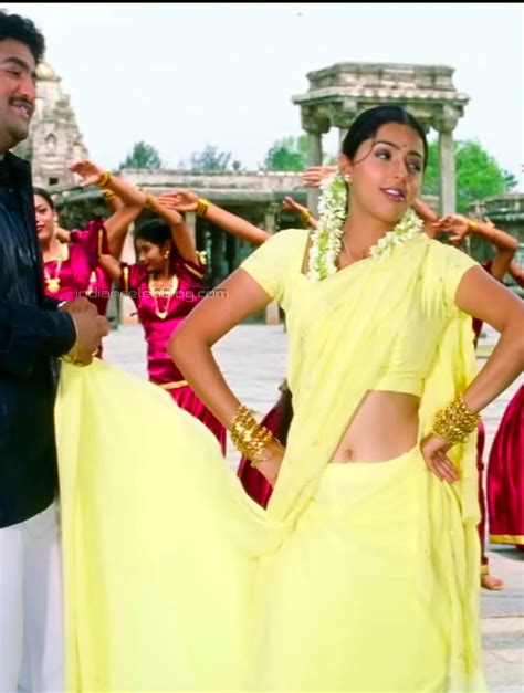 Bhumika Chawla Telugu Simhadri Junior Ntr Hot Saree Hd Caps Starcelebblog