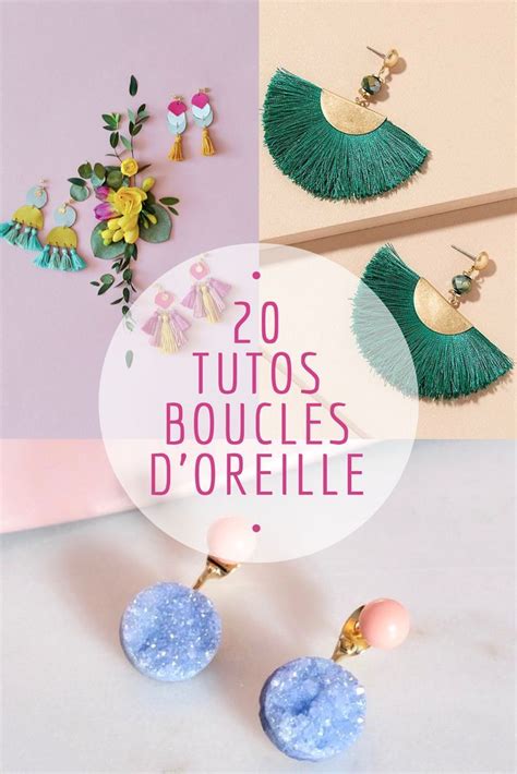 20 tutoriels pour fabriquer des boucles doreilles Idées de bijoux