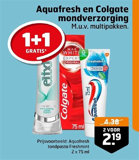 Aquafresh En Colgate Mondverzorging Aanbieding Bij Trekpleister