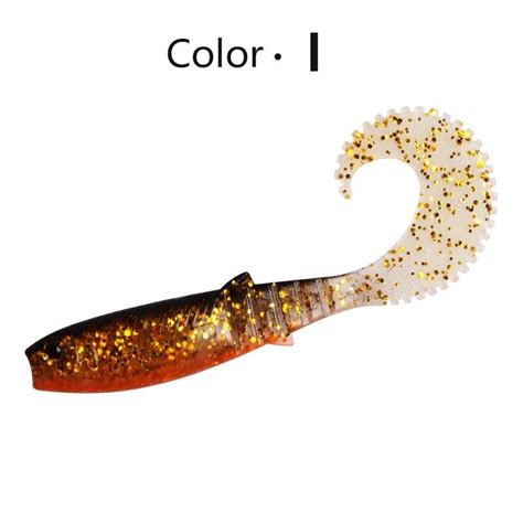 Buy MEREDITH 70mm 90mm 110mm Cannibal Curved Tail Fishing Lures