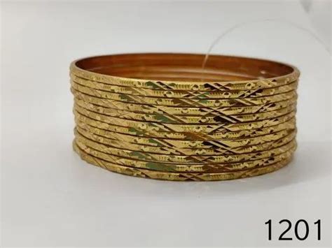 Golden Brass Gold Plated Designer Bangle At Rs Set In Mumbai Id