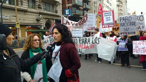 Paro Docente Corte Corrientes Y Callao Docentes Bonaerenses Exigen