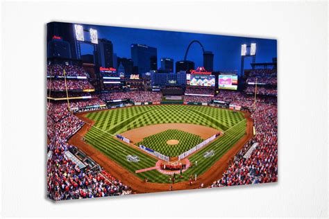 Busch Stadium, Busch Stadium Poster, Canvas Wall Art, Design Poster ...