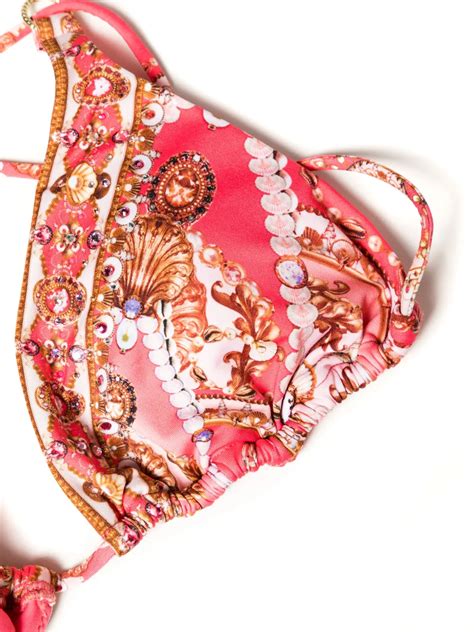 Camilla Shell Games Bikini Set Pink FARFETCH UK