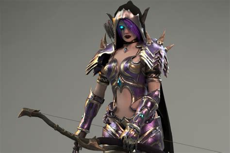 Elf Woman Archer Warrior 3D Characters Unity Asset Store