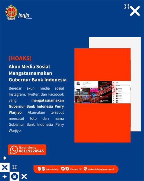 Kominfo Diy On Twitter Hoaks Akun Media Sosial Mengatasnamakan