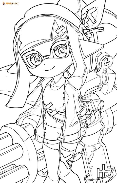 Coloriages Splatoon Coloriages Gratuits Imprimer