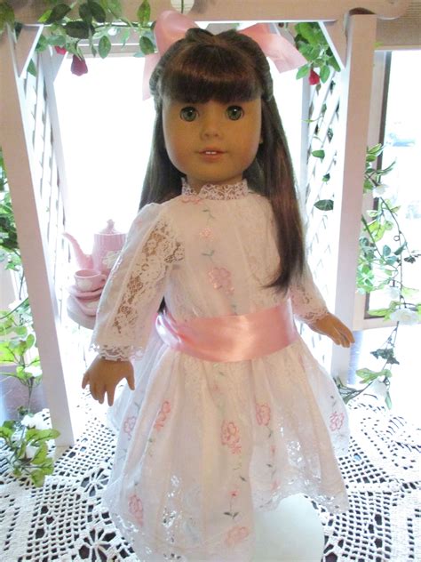 Victorian Doll Dress To Fit Your 18 American Girl Doll In Pink