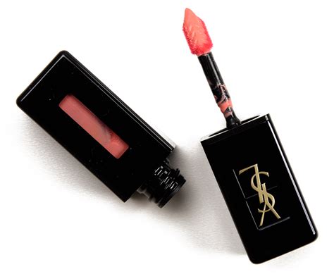 YSL Nude Pulse Carmin Session Vinyl Cream Lip Stains Reviews Photos Swatches Temptalia