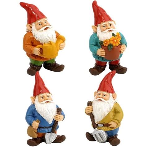 Figurines De Nains De Jardin Miniatures Pour Le Jardinage Int Rieur