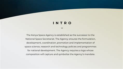 Kenya Space Agency Logo Competition on Behance