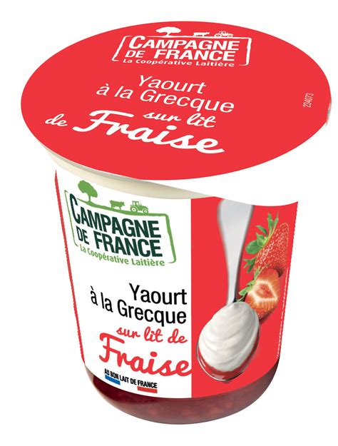 Yaourt Grec Fraiseframboise Campagne De France Campagne De France