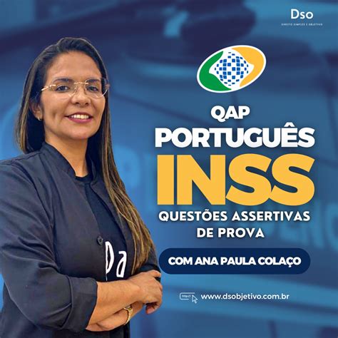 Reta final Concurso INSS Língua Portuguesa Questões Assertivas