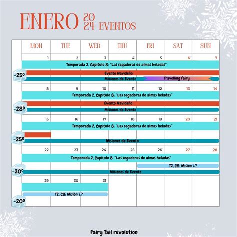 Calendarios Enero Wiki Fairy Tail Revolution Amino