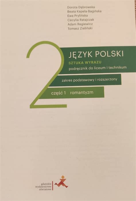 Język polski Sztuka wyrazu podręcznik klasa 2 cz 1 Gdynia Kup teraz