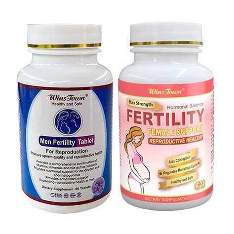 2 Bottle Men Fertility Tablet Pillswomens Health Fertility Tablets