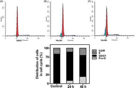 Effect Of Compound 16a On DNA Ploidy Flow Cytometric Analysis Of