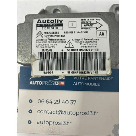 ECU CALCULATEUR CAPTEUR DE AIRBAG BOITIER D AIR BAG VIERGE CITROEN C4