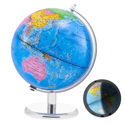 buy wizdar illuminated world globe  kids learning